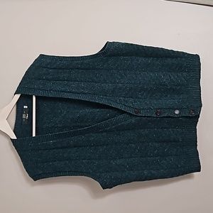 Orvis men's wool blend knit vest XL